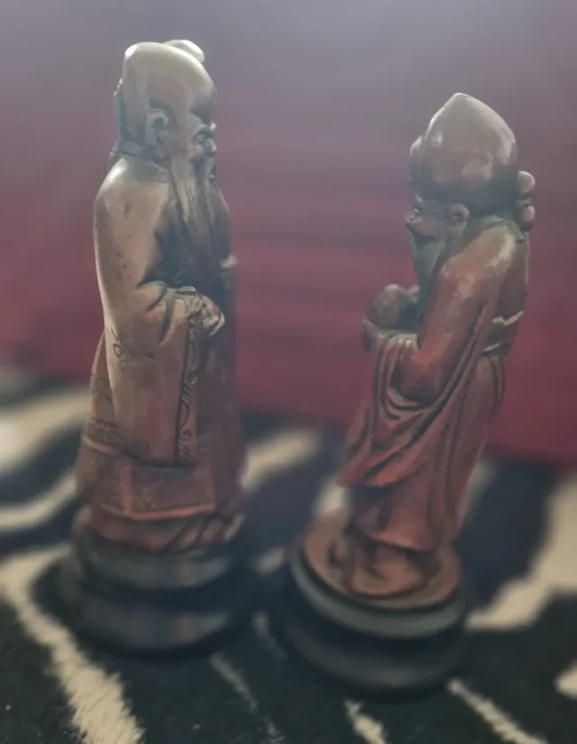 2 statuete vintage, rare reprezentand zei chinezi ai longevității – Sector 6, București
