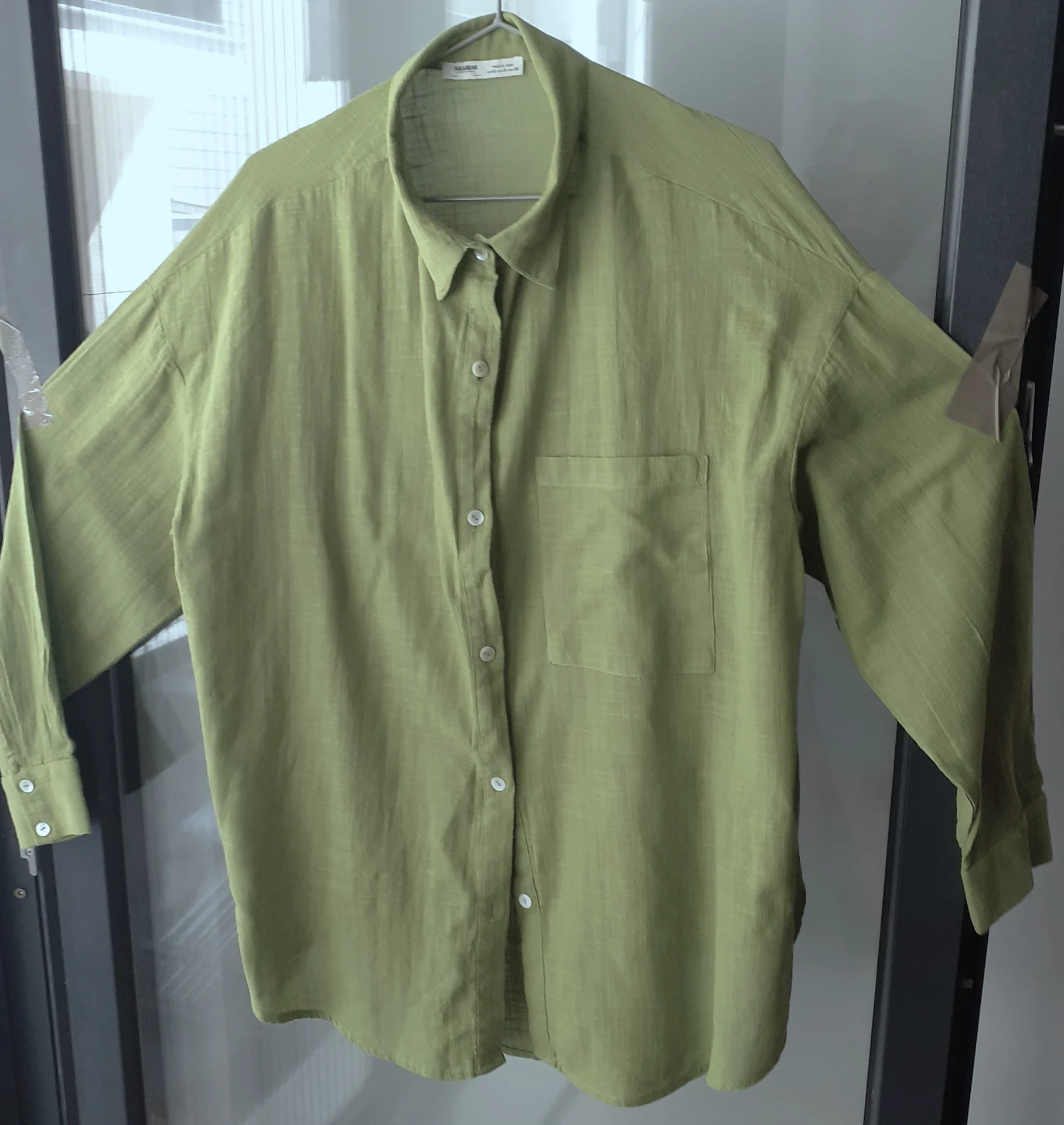 Camasa Pull & Bear, verde (usor oliv) – Sector 5, București