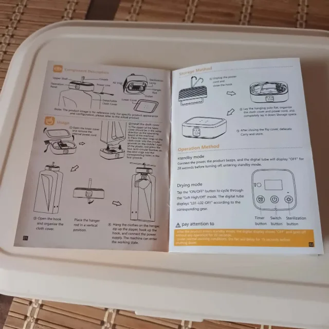 Uscator electric portabil pentru rufe – fotografia 3 din 3