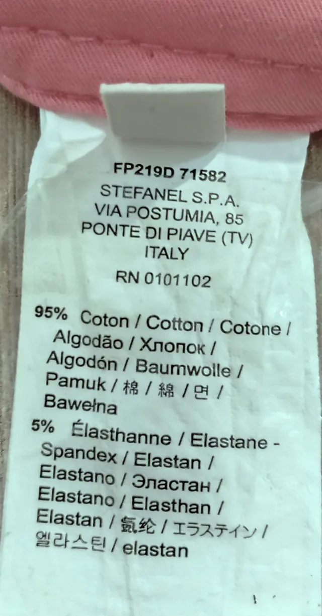 Pantalonii Stefanel roz, lungi, de toamna- primavara: noi, fara eticheta – fotografia 8 din 8