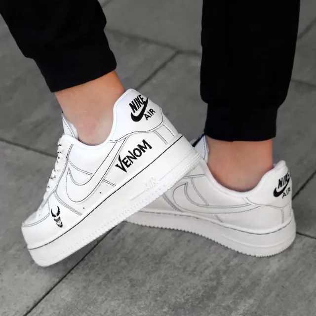 NIKE AF1 LOW WMNS WHITE/BLACK – fotografia 3 din 6