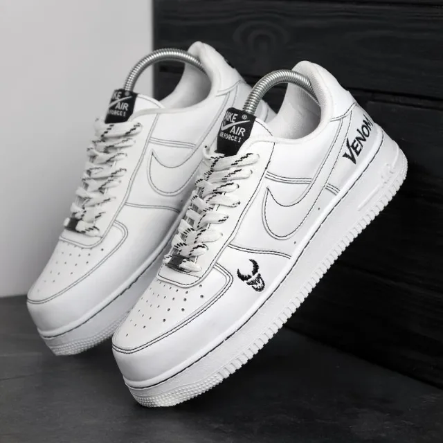 NIKE AF1 LOW WMNS WHITE/BLACK – fotografia 5 din 6