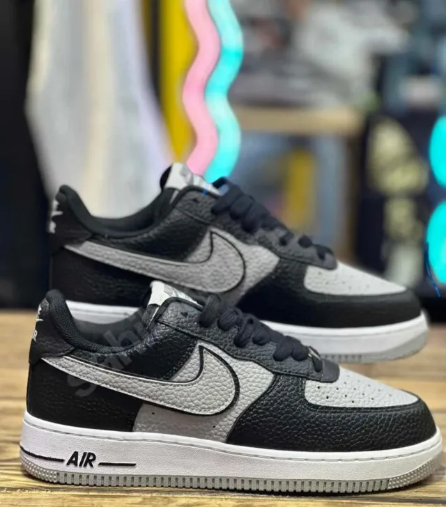 NIKE AIR FORCE 1 LOW BLACK & GRAY – fotografia 4 din 6