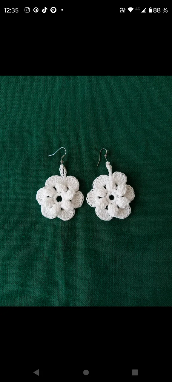 Set cercei croșetați – fotografia 3 din 6