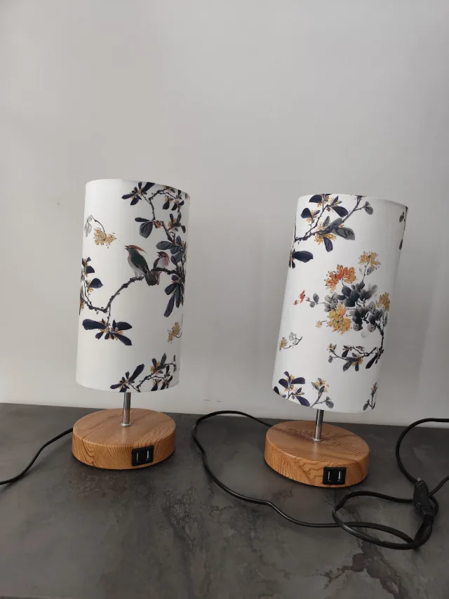 Set 2 veioze masa  suporturi USB și reglabila la atingere – Craiova, Dolj