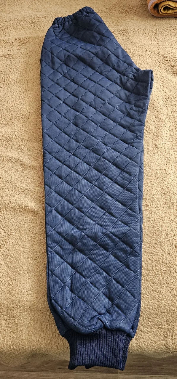 Pantaloni de pufoaica noi de culoare bleumarin – fotografia 3 din 3