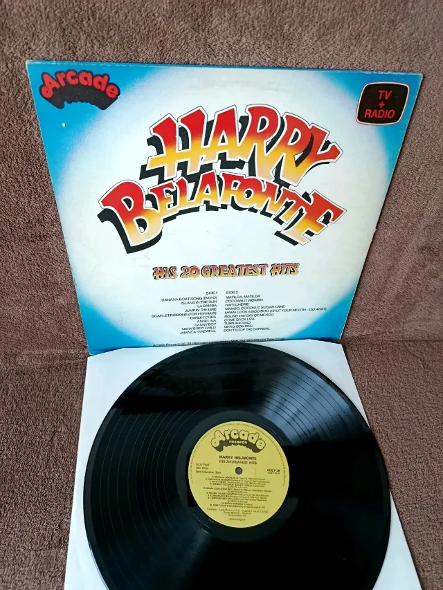 HARRY BELAFONTE - His 20 Greatest Hits (LP 1978 UK) – fotografia 2 din 3