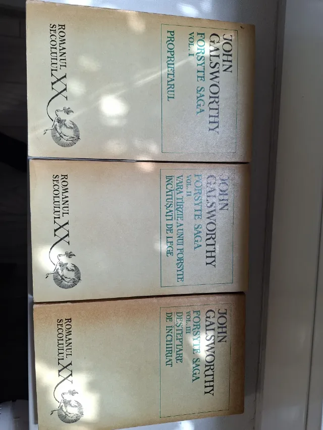 Forsyte Saga-John Galsworthy (Ed. 1969), Set 3 volume de colecție
Vând setul complet – fotografia 2 din 6
