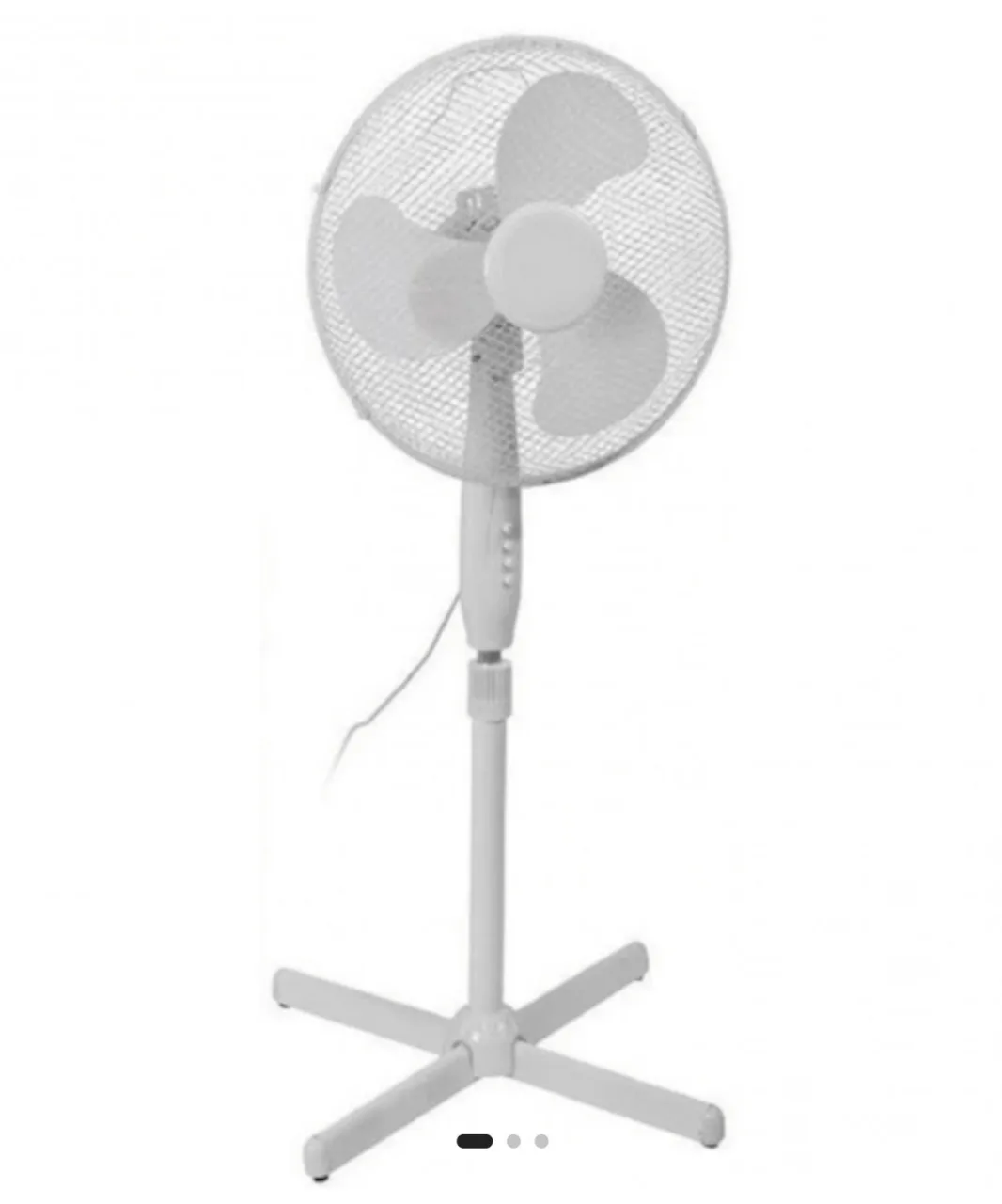Ventilator de picioare Excellent Electrics, 40 cm, 3 viteze, 125 cm inaltime – fotografia 1 din 3