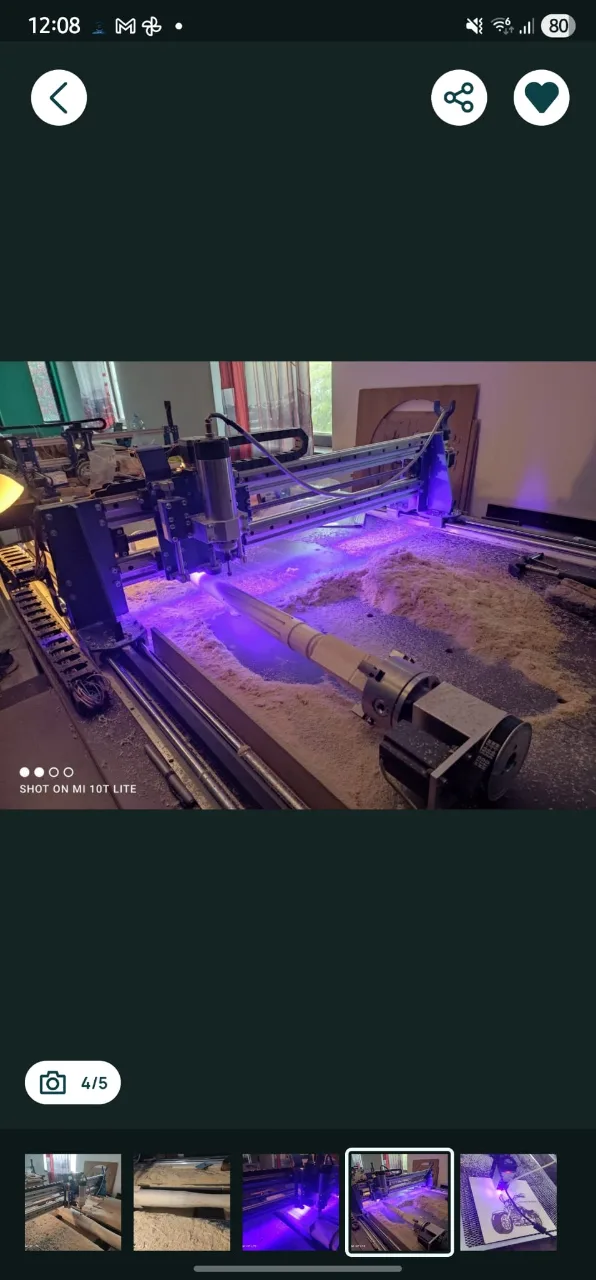 CNC router TIGER – fotografia 6 din 8