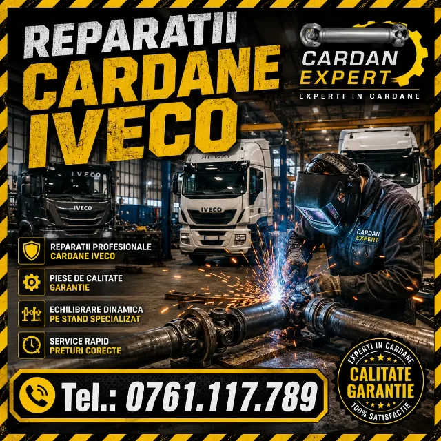 Reparatie cardan Iveco Daily – Sector 3, București