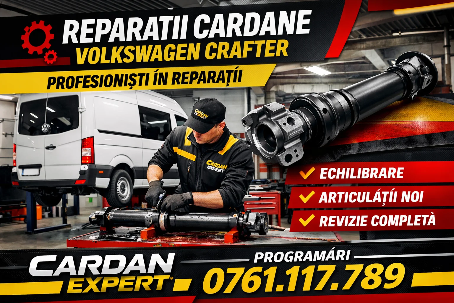 Reparatie cardan CRAFTER – Sector 3, București
