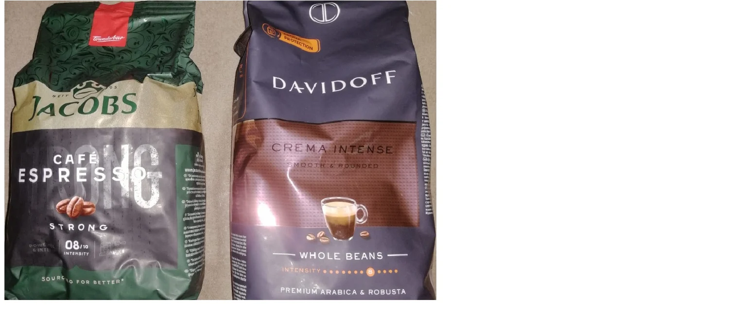 Cafea boabe Davidoff si Jakobs = 1 kg = sigilate = Bucuresti. – Sector 4, București