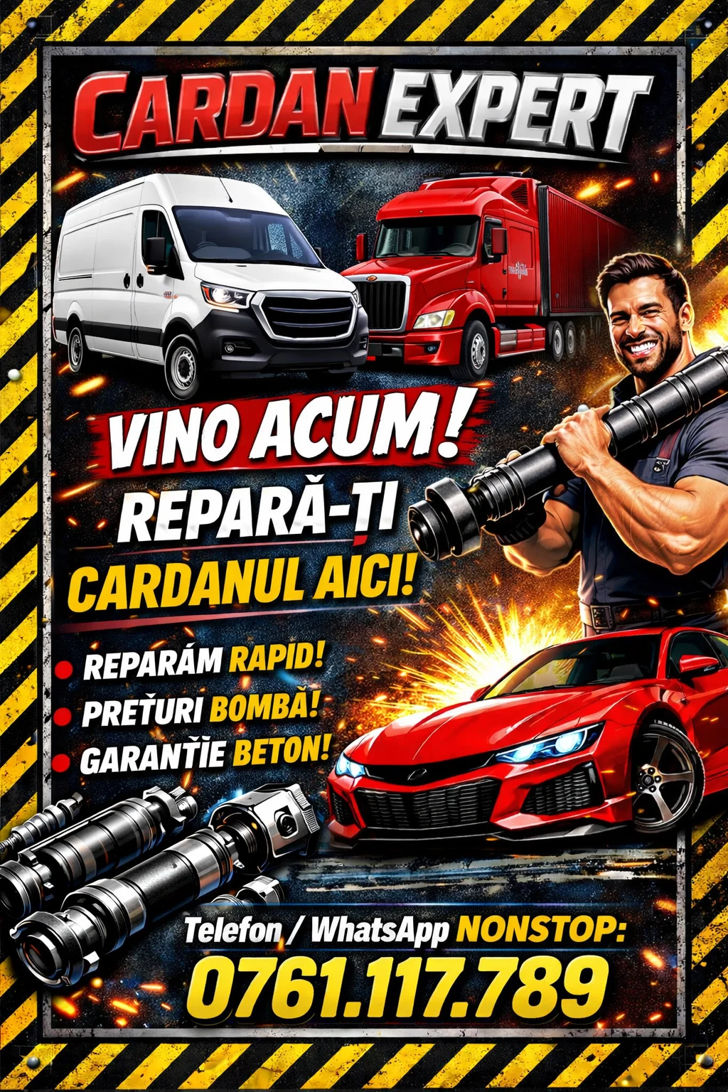Reparatii cardane | Echilibrari cardane | Vanzari cardane – fotografia 1 din 1