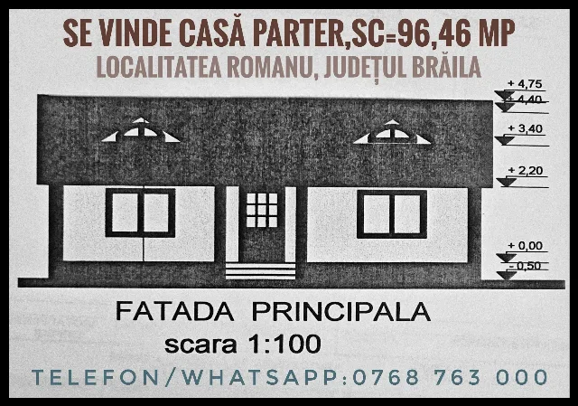 Casă si teren de vânzare la Romanu, Brăila – fotografia 5 din 8