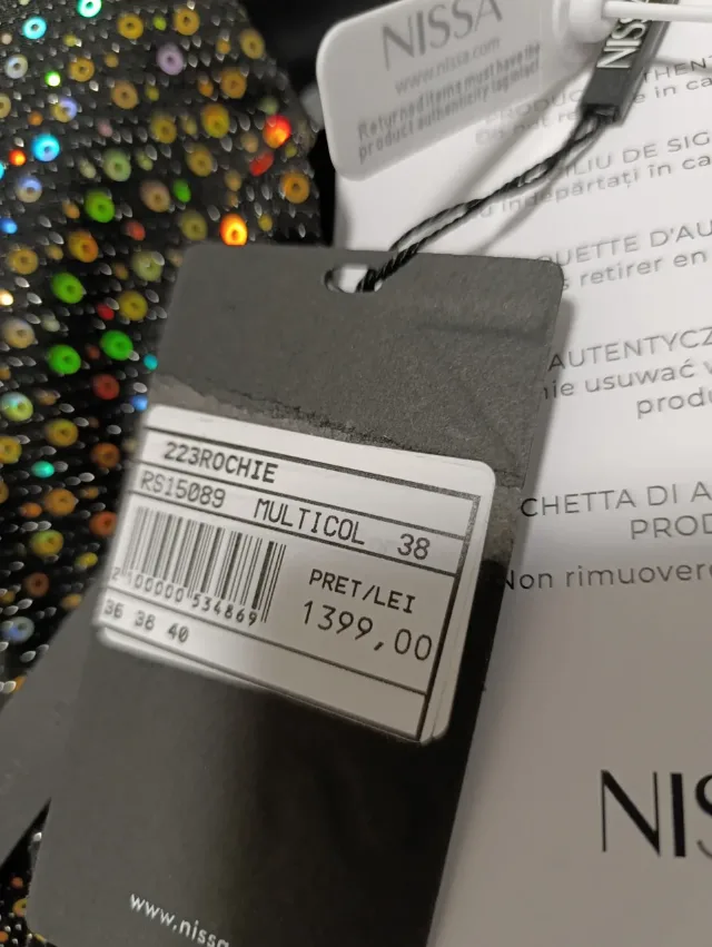 Rochie eleganta,măr.38,Nissa,noua – fotografia 3 din 5