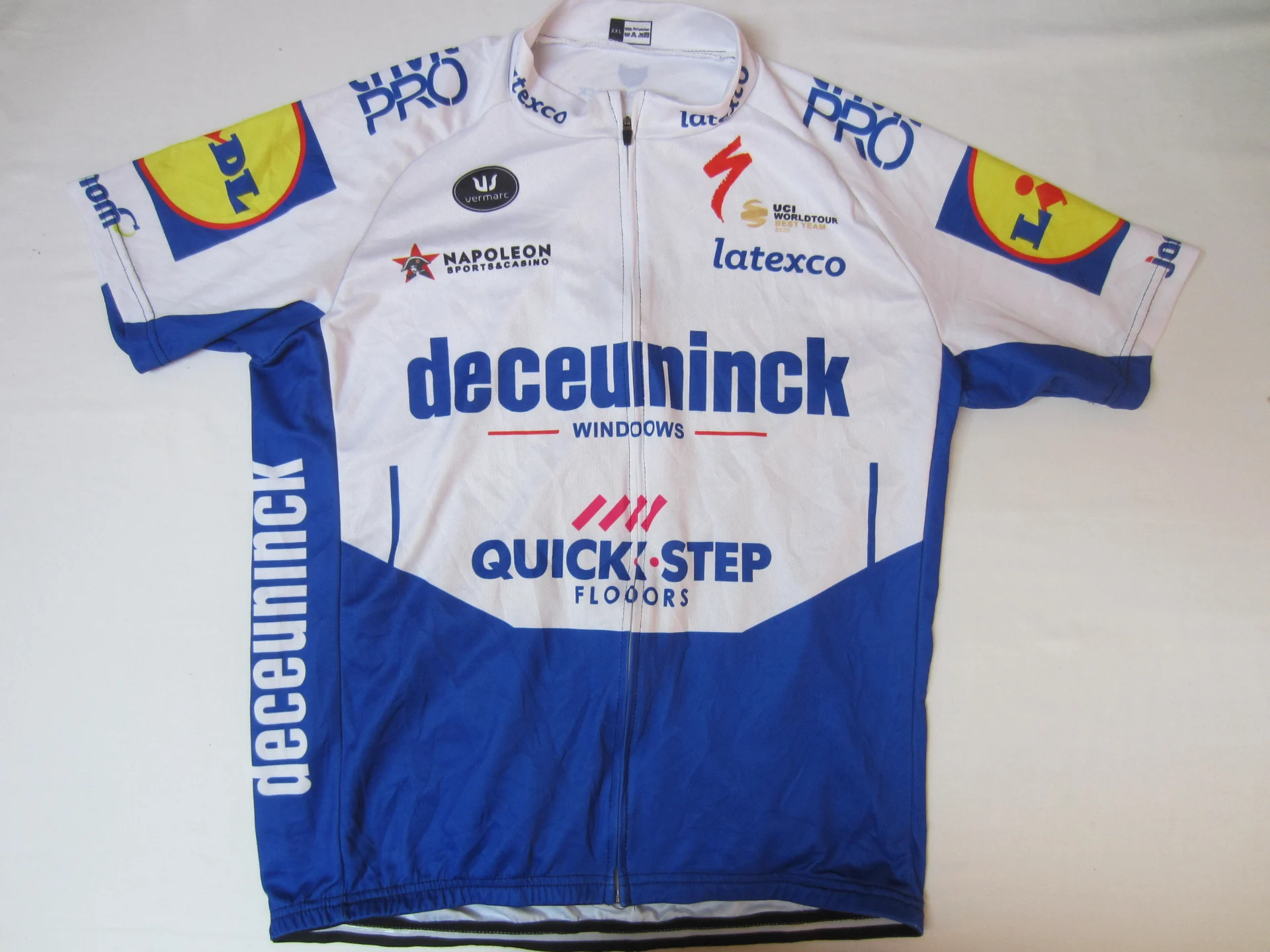 bluza ciclism Deceuninck Quick-Step, masura XXL, stare f.buna - ca noua – fotografia 1 din 8