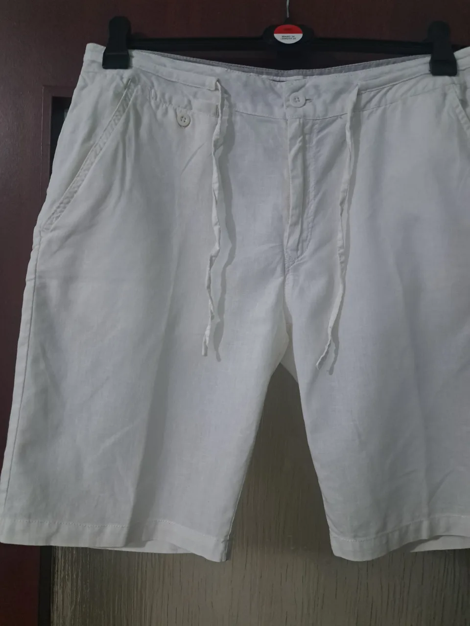 pantaloni scurti din in – fotografia 1 din 5
