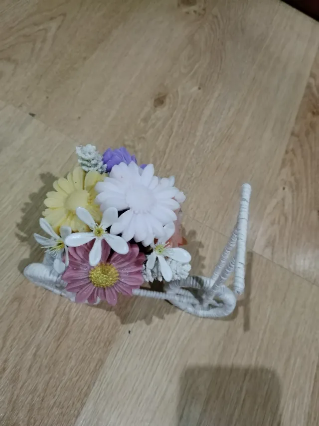 aranjament floral parfumat din baza de săpun natural – fotografia 2 din 4