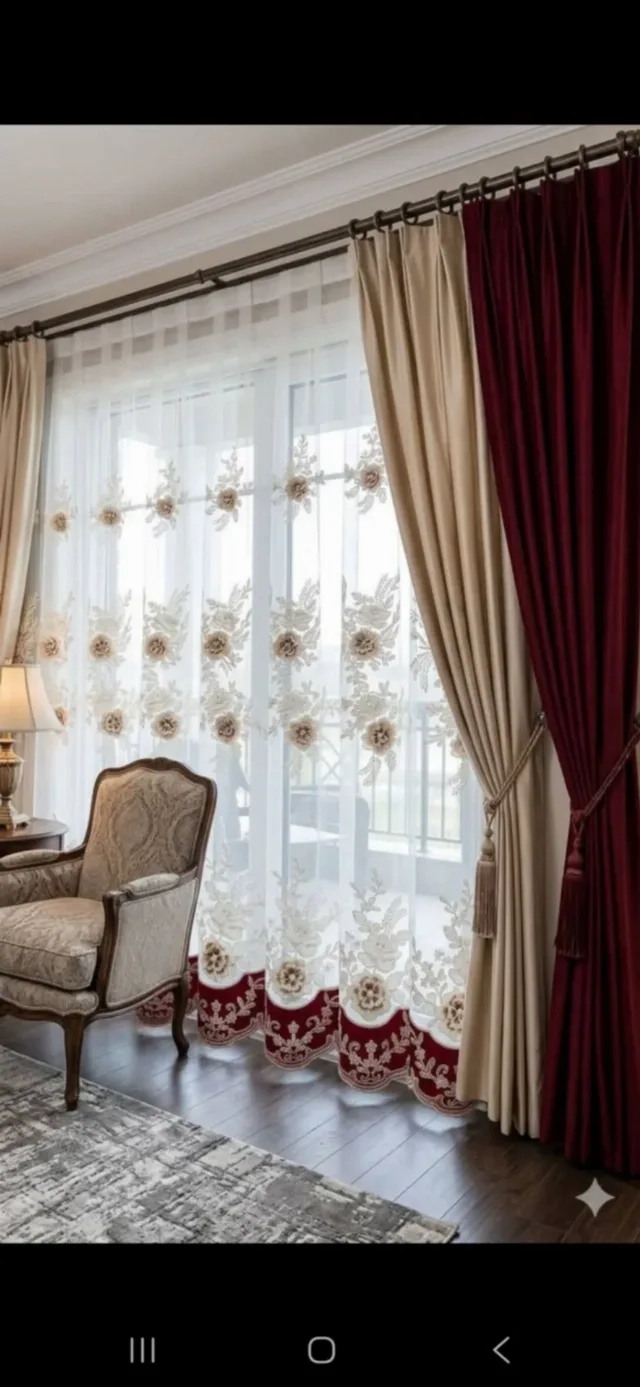 Perdele si draperii lucrate după dimensiunile dorite de client – fotografia 2 din 4
