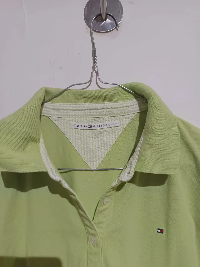 Tricou dama verde Tommy Hilfiger elegant M/L - stare foarte buna – fotografia 2 din 6