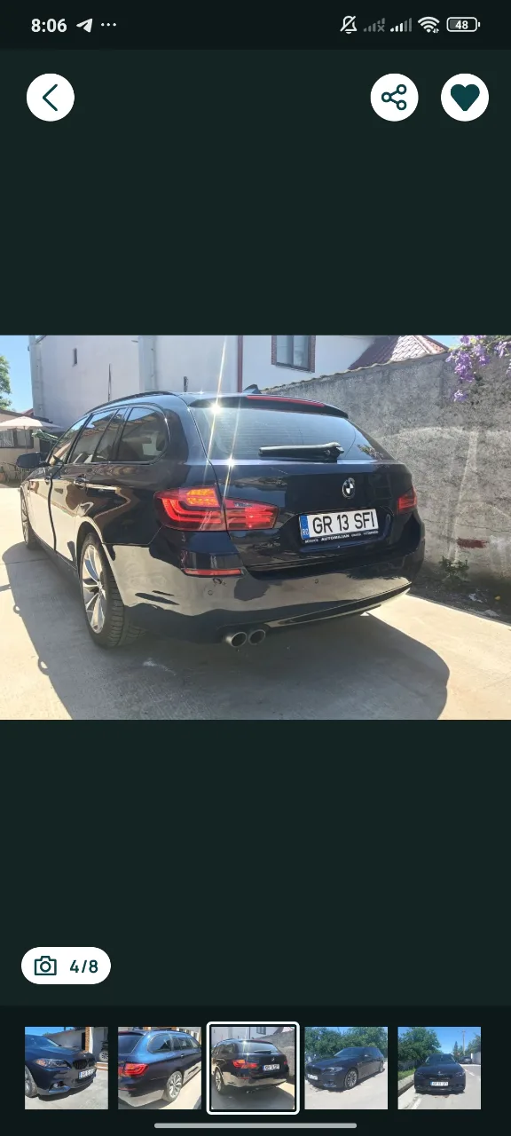 BMW seria 5 F11  2014 – fotografia 6 din 8