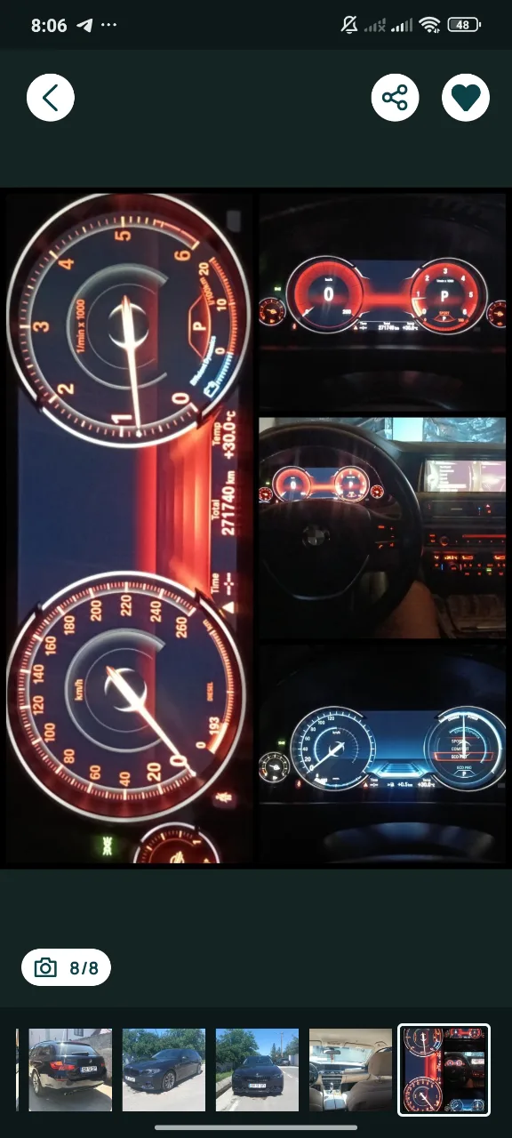 BMW seria 5 F11  2014 – fotografia 4 din 8