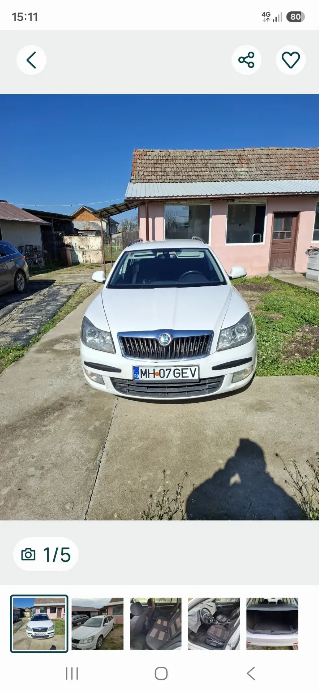 Vind Skoda Octavia – Balacita, Mehedinți