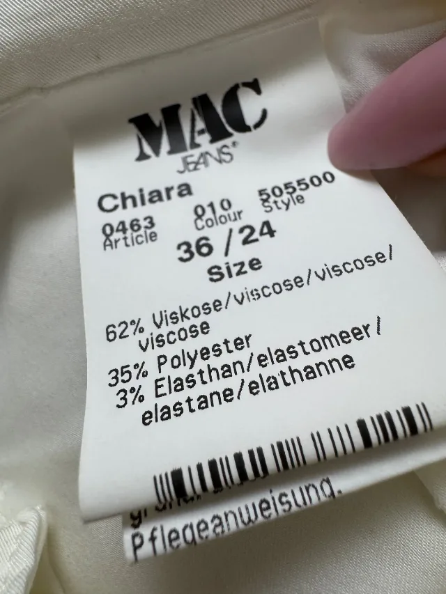 Pantaloni cu talie înaltă Mac, mărime 36. – fotografia 3 din 6