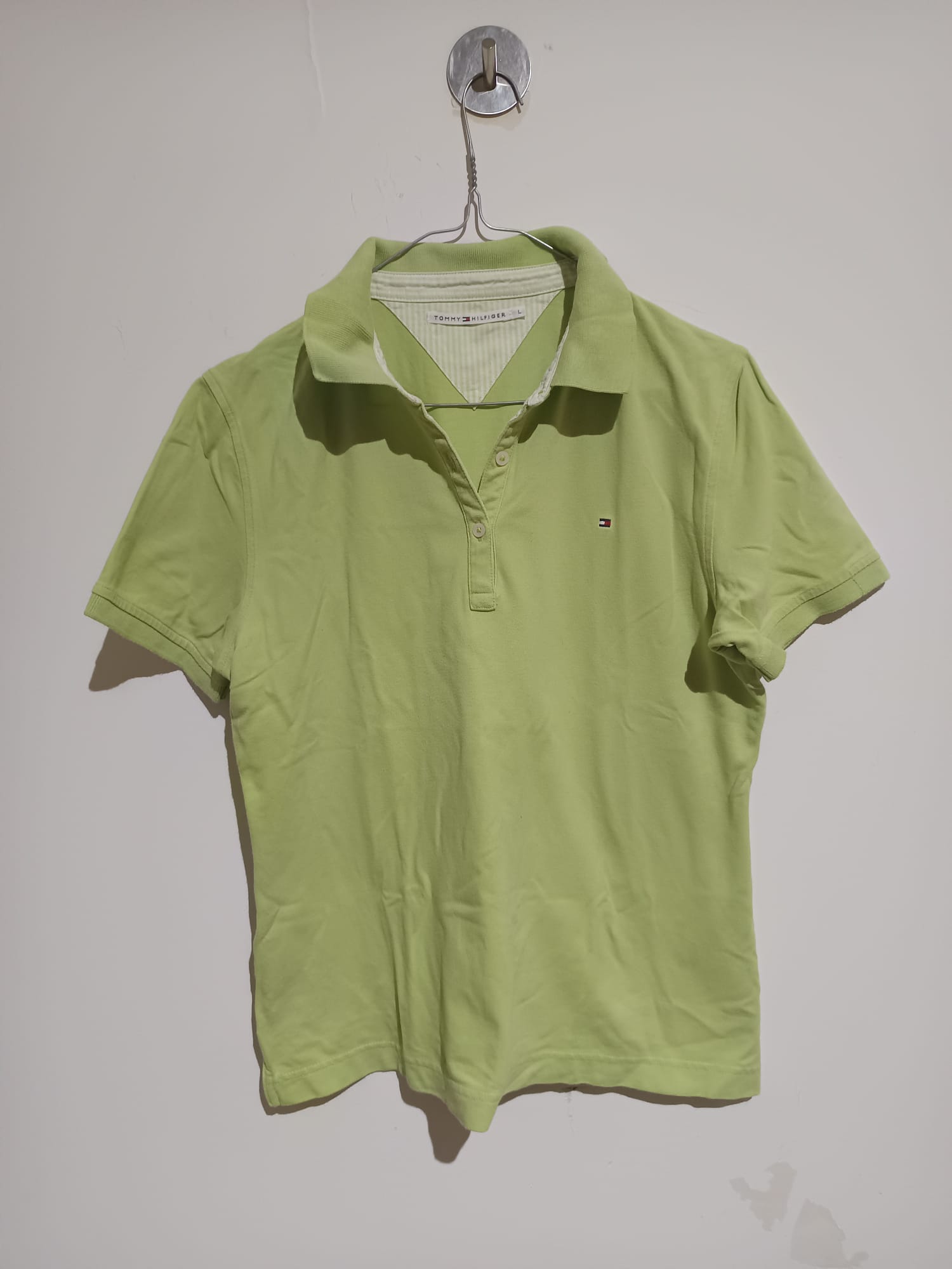 Tricou dama verde Tommy Hilfiger elegant M/L - stare foarte buna – fotografia 1 din 6