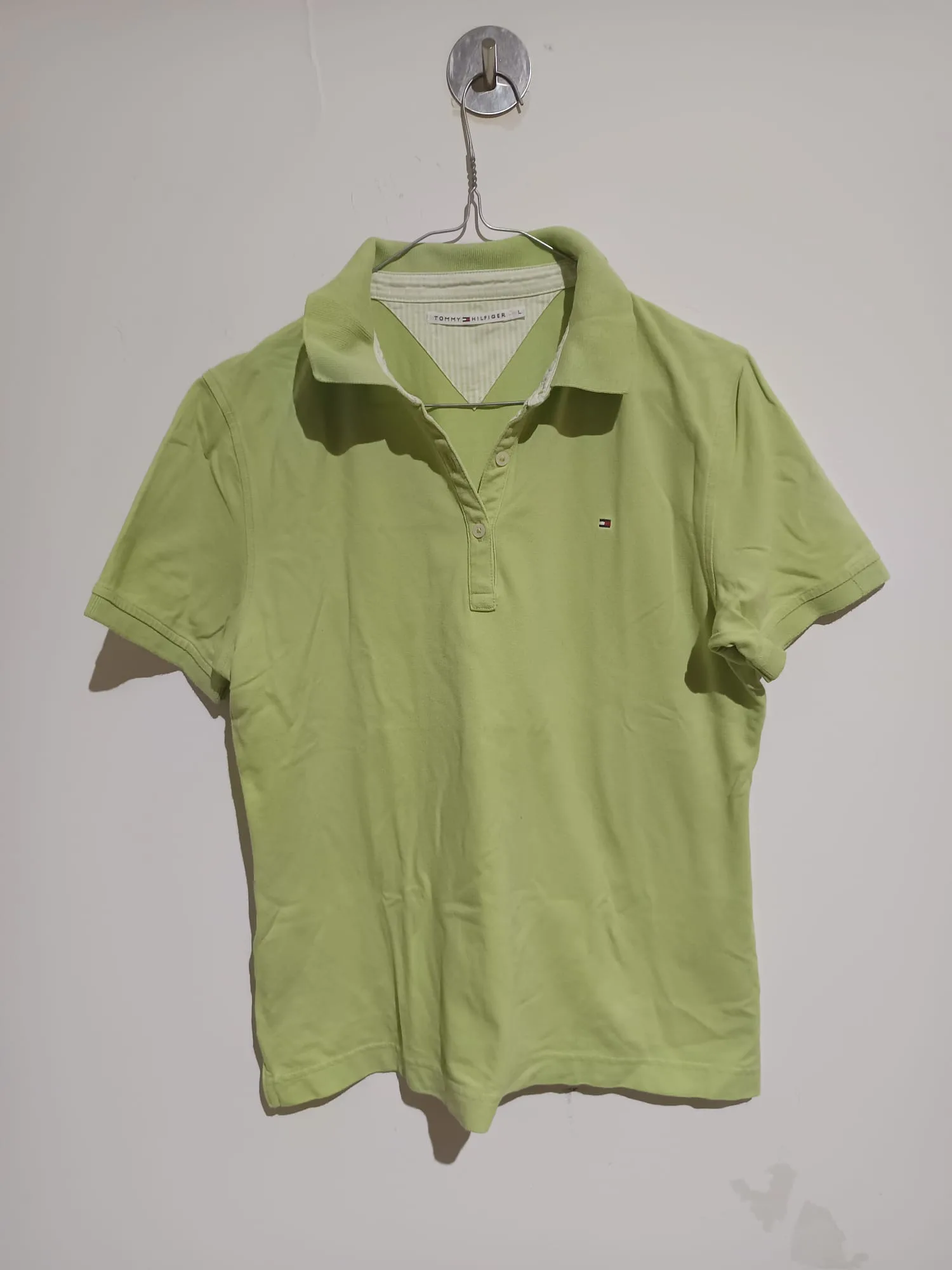 Tricou dama verde Tommy Hilfiger elegant M/L - stare foarte buna – fotografia 1 din 6