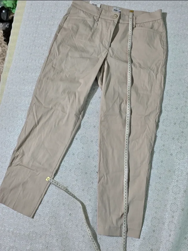 Pantaloni de vara, dama cu talie inalta, M – fotografia 6 din 8