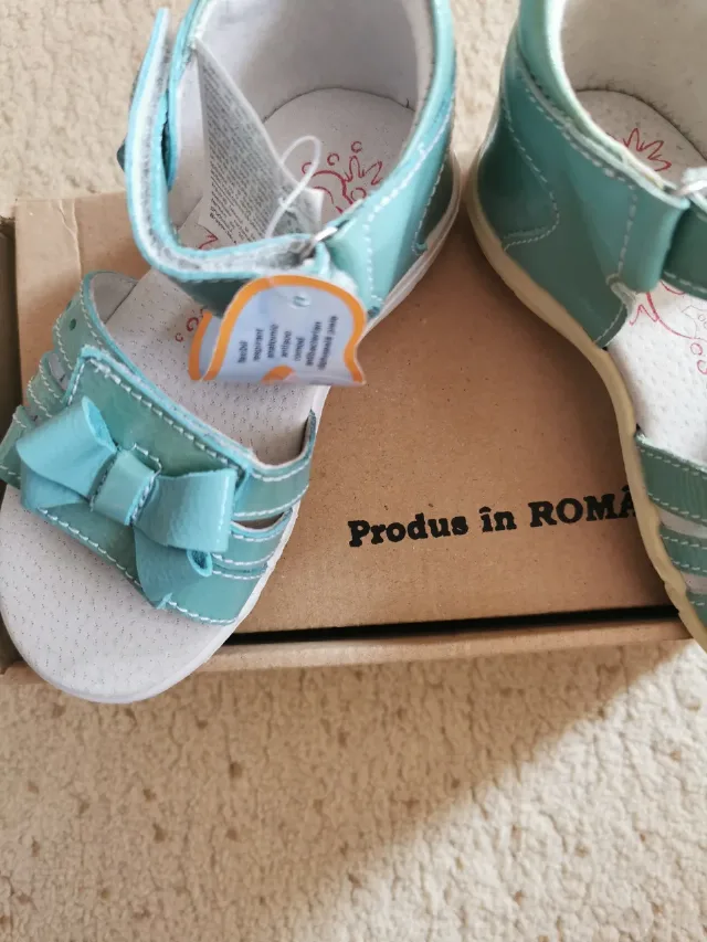 Sandale fetite nr 23, piele – fotografia 1 din 3