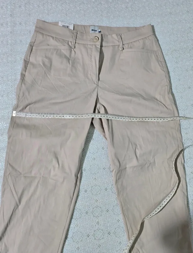 Pantaloni de vara, dama cu talie inalta, M – fotografia 7 din 8
