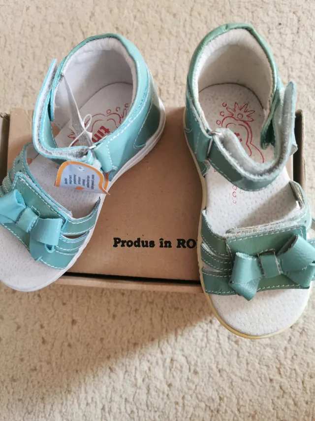 Sandale fetite nr 23, piele – fotografia 3 din 3