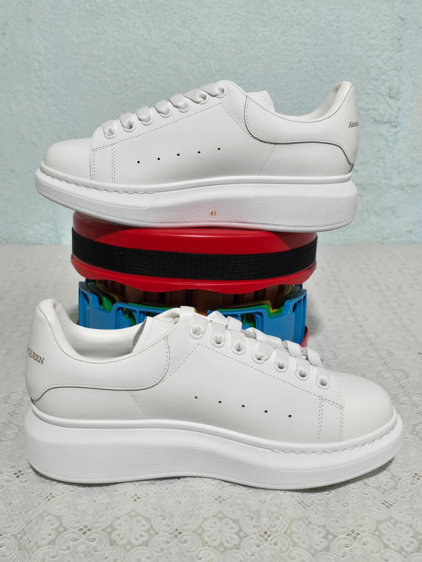 Adidasi din piele Alexander McQueen,marime 41 – fotografia 8 din 8