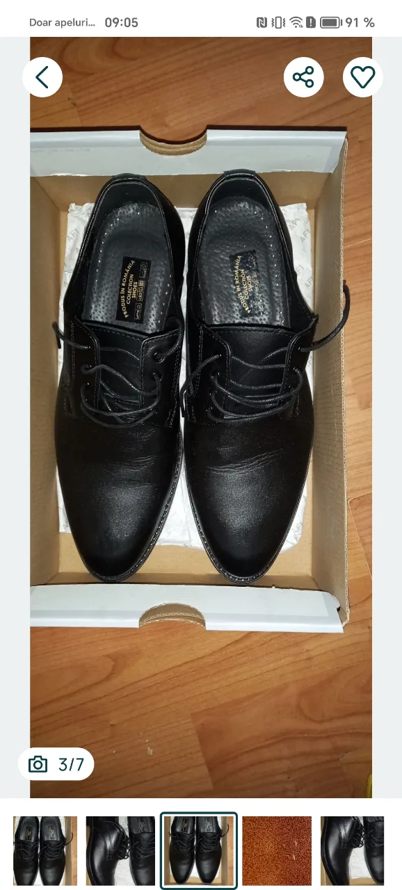 pantofi bărbat mărimea 40 – fotografia 3 din 7