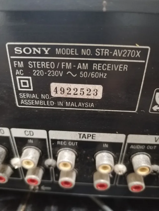 Amplituner Sony str-av270x – fotografia 3 din 8