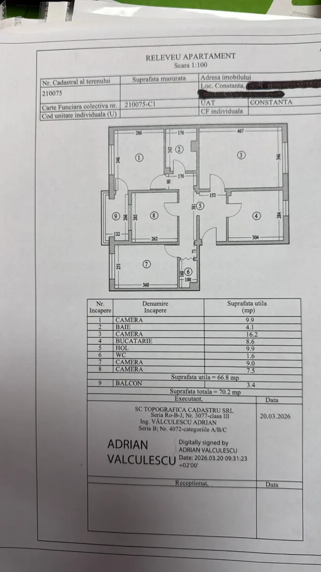 APARTAMENT 4 CAMERE DIRECT PROPRIETAR – Constanta, Constanța