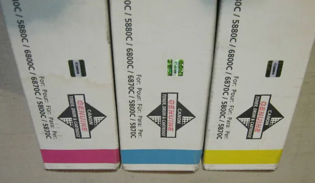 Toner original Canon EXV 24 YCM – fotografia 4 din 4