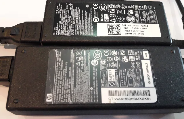 Incarcator HP si DELL, mufa cu pin central – fotografia 2 din 3