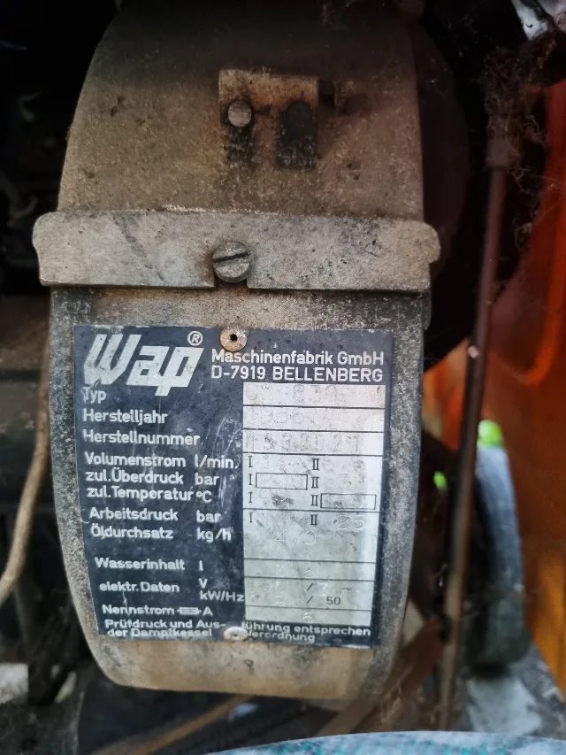 WAP CS 830 aparat de spălat cu presiune cu apă caldă – fotografia 2 din 5