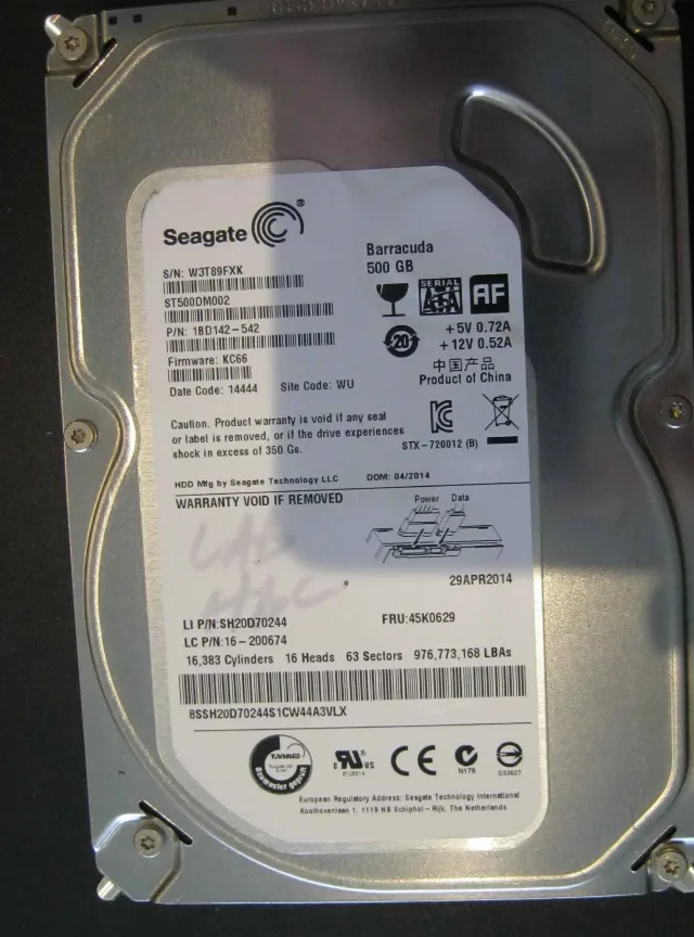 HDD 500 GB, 3.5" verificate cu HDD Sentinel, 100% toate – fotografia 5 din 6