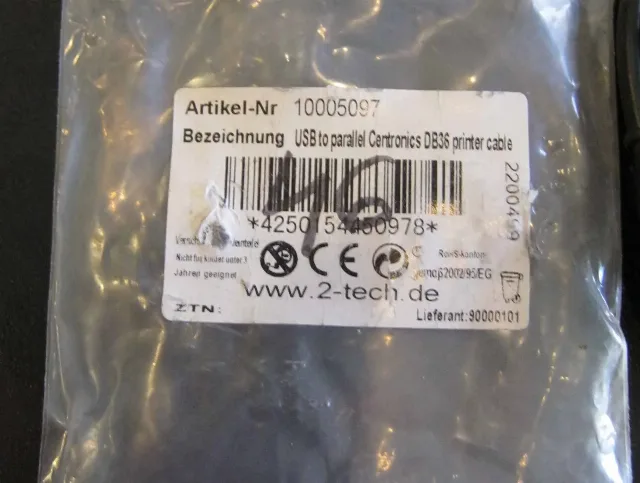 Adaptor USB to LPT (paralel) nou – fotografia 2 din 3