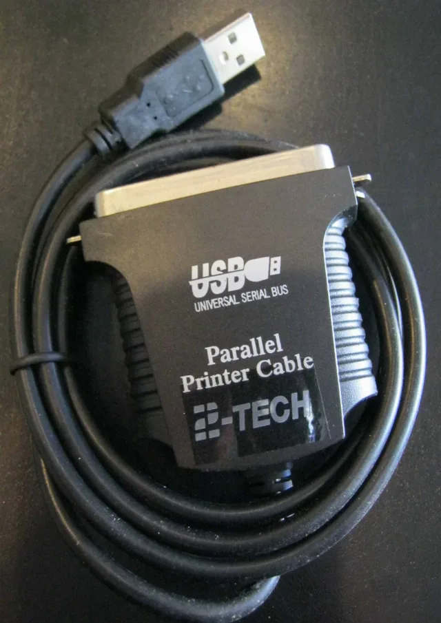 Adaptor USB to LPT (paralel) nou – fotografia 3 din 3