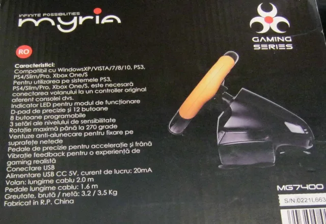 Volan gaming Myria – fotografia 8 din 8