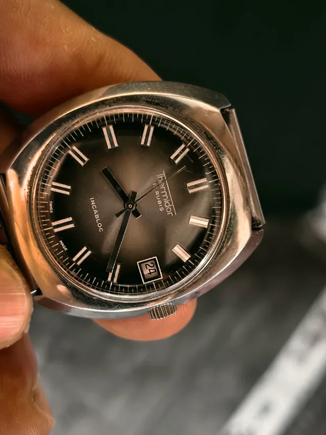 ceas Thermidor 17 Jewels elvețian mecanic barbatesc – fotografia 4 din 8