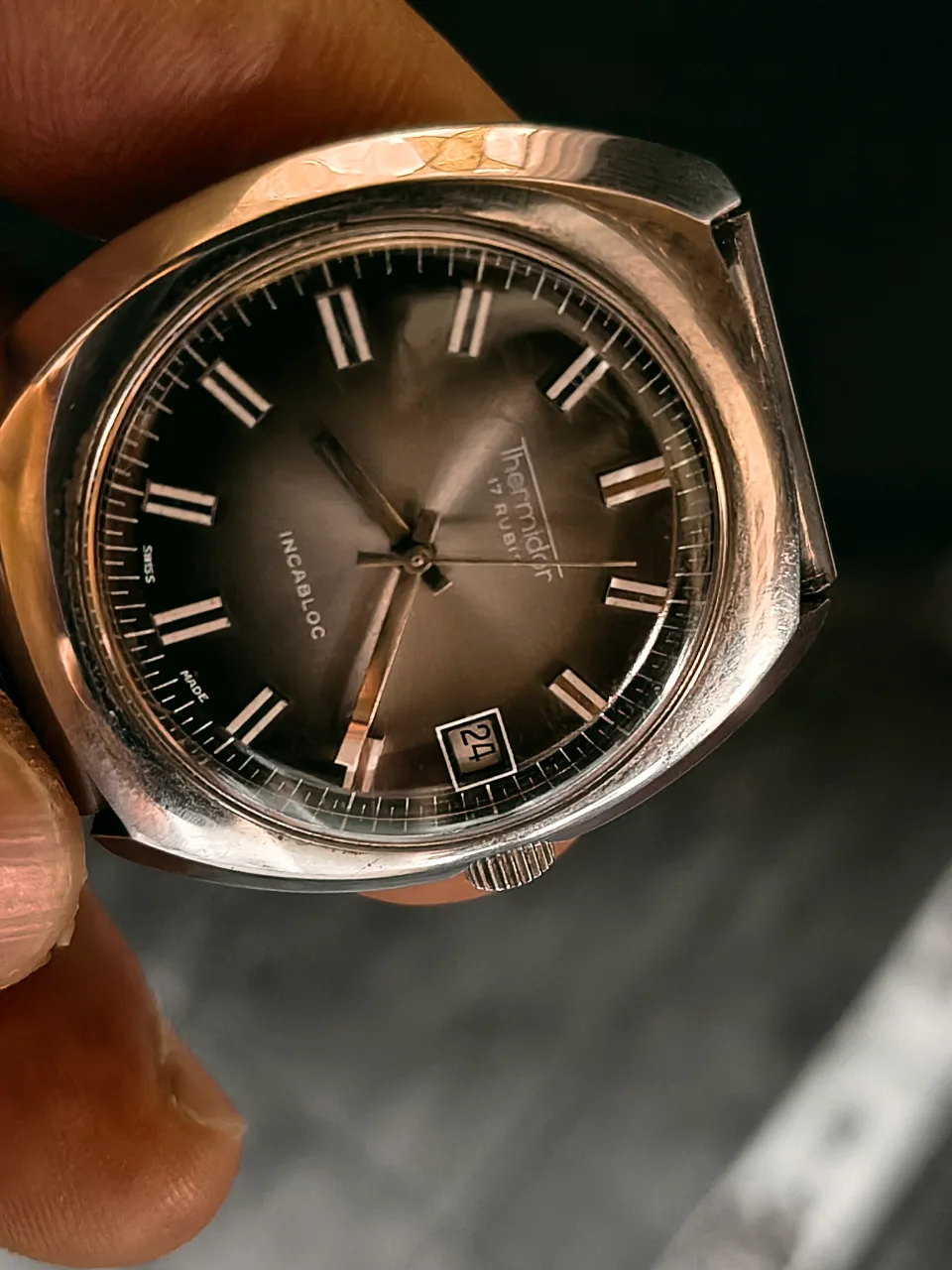 ceas Thermidor 17 Jewels elvețian mecanic barbatesc – fotografia 3 din 8