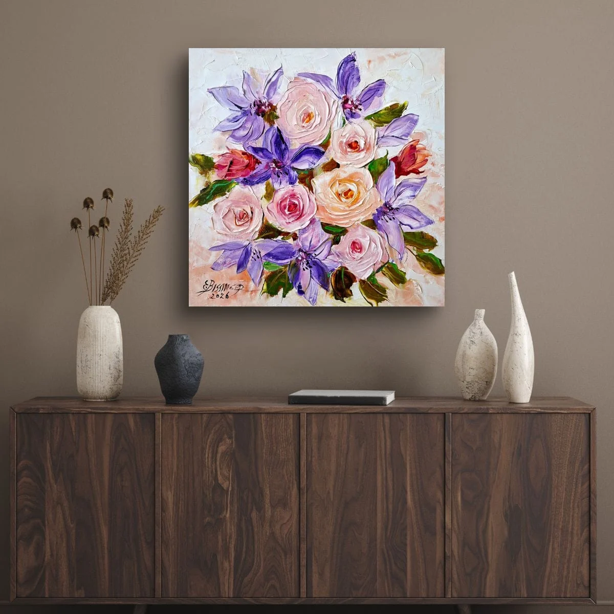 Trandafiri si clematis – fotografia 8 din 8
