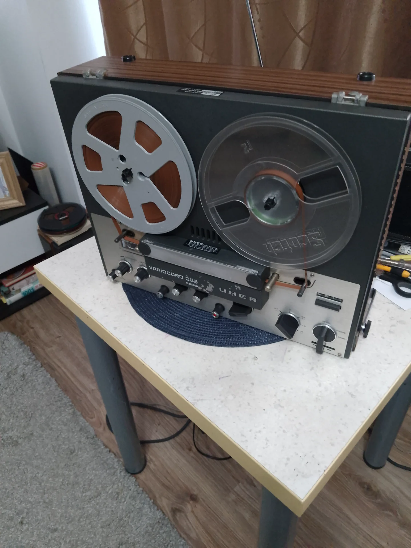 Magnetofon UHER stereo hi-fi stereo 263 – fotografia 8 din 8